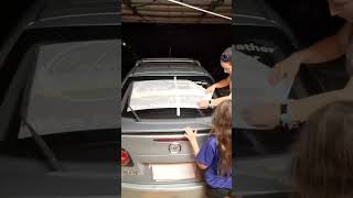 Customer Install Timelapse - Car Windshield Logo Stickers by SYMONSAYS