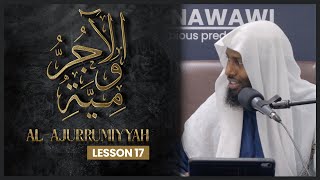 Al-Ajurrumiyyah || الآجرومية || Arabic Grammar || Lesson 17 || Abu Ayisha Abdulrahman Ibn Noor