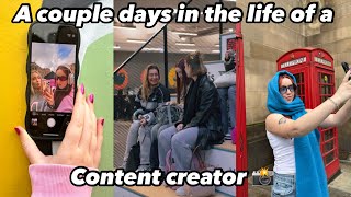 A couple days in the life of an content creator| Deliveroo HQ| London trip| Manchester content days!