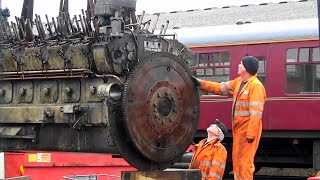 Class 37403 Engine departs Scotland