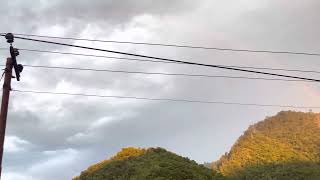 rainbow पहाड़ों मैं खूबसूरत नजारा |🌈🌈 #viral #uttrakhand #yt #ytvlogs