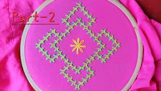 Part-2 || Gujrati Embroidery designs for blouse, kurti, tops || Kutch work || Sindhi tanka