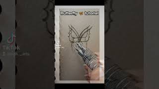 🔅 Butterfly Tutorial Draw'! *🦋* // Just Draw /  @ogharts #video #reels #shorts #butterfly #tutorial