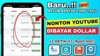 Banyak Yang Belum Tau! Nonton Video 12 Detik Dibayar Dollar Terbaru (2024) Nonton Youtube Dapat Uang