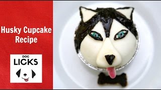 How to Make an Easy Delicious Dog-Friendly Husky Cupcake - DOG LICKS RECIPE