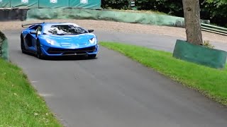 £500,000 Lamborghini SJV up prescott hill climb