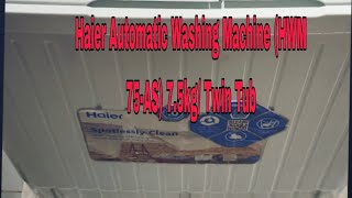 Haier Automatic Washing Machine (HWM 75-AS) 7.5kg/ Twin Tub / Semi.#rjadviser #youtubeshorts