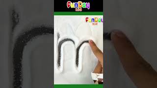 How to Write Letter m - Teaching Writing ABC for Preschool  Toddlers & Kids - FunDay Kid