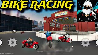 Playing BIKE RACING in free fire