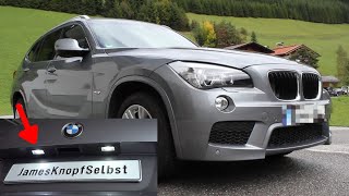 Kennzeichenbeleuchtung ersetzen BMW X1 E84 - LED