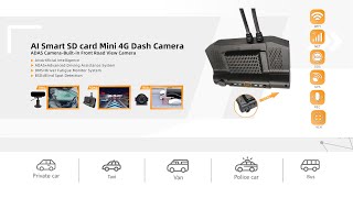 Mobile DVR for Vehicles 4G GPS Wifi Online via Iphone,Android and PC to View In Realtime