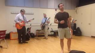 rehearsals for 99: A Rock Opera for Silver Spring Black Box's BEYOND THE FRINGE 2016