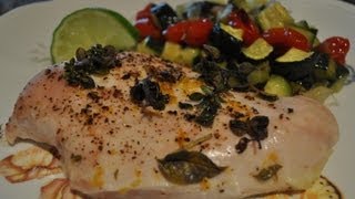 💖 Low Fat meal prep Lemon and Herb Roasted Chicken Breast - Recipe Episode 25