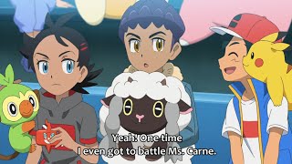 Ash tells that he battel with Diantha & he know Lance also❤️ | Pokémon journeys