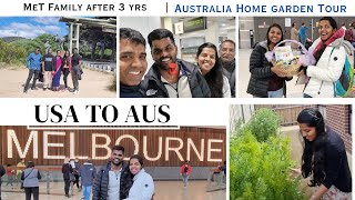 3 வருடங்களுக்கு பிறகு குடும்பத்தை சந்தித்தேன் | America to Australia Travel |Carrot Harvesting DIML