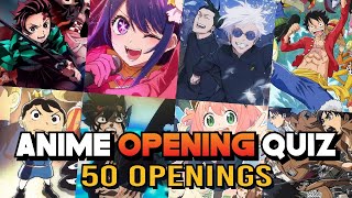 ADIVINA el OPENING de ANIME 👀👁 TEST de ANIME | NIVEL: FACIL