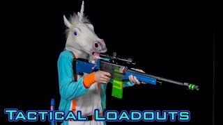 TACTICAL NERF LOADOUTS | Derek the Unicorn