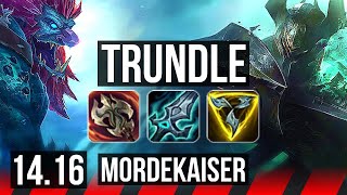 TRUNDLE vs MORDEKAISER (TOP) | 5k comeback | EUW Diamond | 14.16