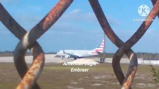 American Eagle Taxi and Takeoff out of Freeport (FPO).