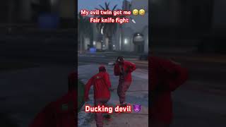 Evil twin 👿Like and subscribe for more gta online #shorts #supportthestreamernotthegame