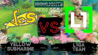 🟥КТО-ТО СДЕЛАЛ ВЫВОДЫ ИЗ КВАЛОВ НА РИЯД | Yellow Submarine vs L1GA TEAM TI 2024: QC EEU | 14.06.2024