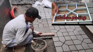 cetakan paving