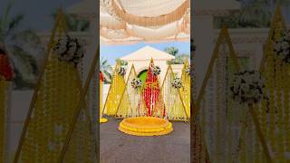 Haldi Decoration #haldiceremony #haldidecoration #haldi #wedding