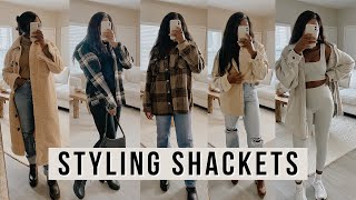 BATTLE OF THE SHACKETS | Styling Free People, Urban Outfitters, Missguided Shackets - Davina Donkor