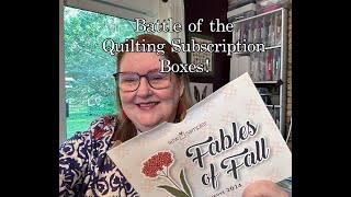 Battle of the Quilting Subscription Boxes - SEW SAMPLER! - August 2024