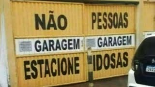 NÃO PESSOAS GARAGEM GARAGEM ESTACIONE IDOSAS