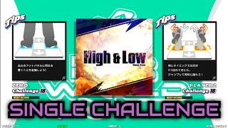 [DDR WORLD] High & Low  [CSP - Lv.18 / 1P:NORMAL  2P:MIRROR]