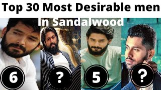 TOP 30 Kannada Actors | Most Desirable Men in Sandalwood