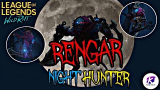 การออกล่าของแมวเป้าด้วย ไอเทม สายขย้ำสุดโหดจนฝั่งตรงข้ามกดยอม Rengar Night Hunter 😼| LOL WildRift