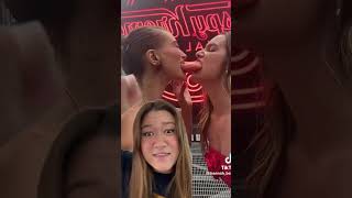 Hailey Bieber shares Donut with someone #haileybieber tiktok segeneshin