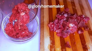 Blending Meat With A Blender | Tips To Wash Blender CLEAN | Glory Homemaker