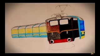 Howrah Barbil Jan Shatabdi with VSKP WAM4 21222 - Drawing