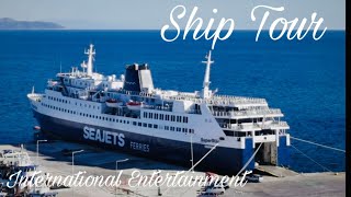 Greece 4k Ship Tour / Beautiful Destination Ship Sightseeing Tours /International Entertainment