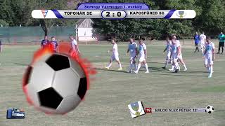 TOPONÁR SE  - KAPOSFÜRED SC    6 - 1 (4 - 0)