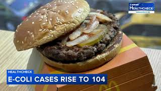 E. coli cases climb to 104 in McDonald's outbreak tied to slivered onions