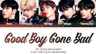 TXT (투모로우바이투게더) - 'Good Boy Gone Bad' (Color Coded Lyrics Eng/가사) | Teaser Soobin, Yeonjun