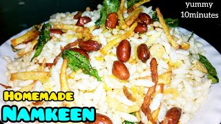 Murmure Namkeen | Namkeen recipe | Khatta mitha chivda recipe | Aloo nameek/veg food twist with sukh