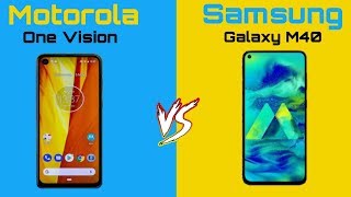 Motorola One Vision vs Samsung Galaxy M40 full compression | Pathakji infinity