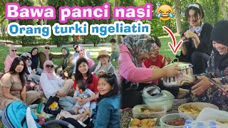 BEGINI HEBOHNYA ORANG INDO DI NEGERI ORANG. PIKNIK BANYAK TENTENGANNYA 😂