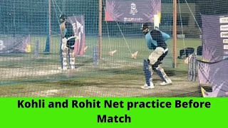 Kohli and Rohit net practice before Afghanistan match||#indvsafg #wct20