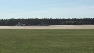 Crazy Loud F-15's 'Grim Reapers' At RAF Lakenheath takeoffs