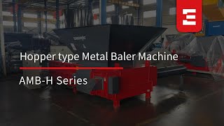 Enerpat AMB-H series Hopper type auto metal baler machine