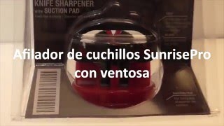 Afilador de cuchillos con ventosa SunrisePro