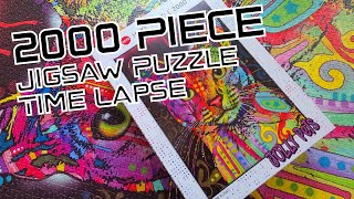 Jigsaw Puzzle Time Lapse 2000 Pieces -  Jolly Pets - [Oddly Satisfying]