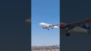 Airserbia a320✈️landing at Larnaca airport