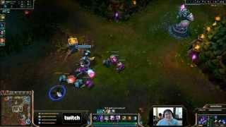 Scarra   Khazix Mid vs Katarina Diamond I) duo with KiwiKid